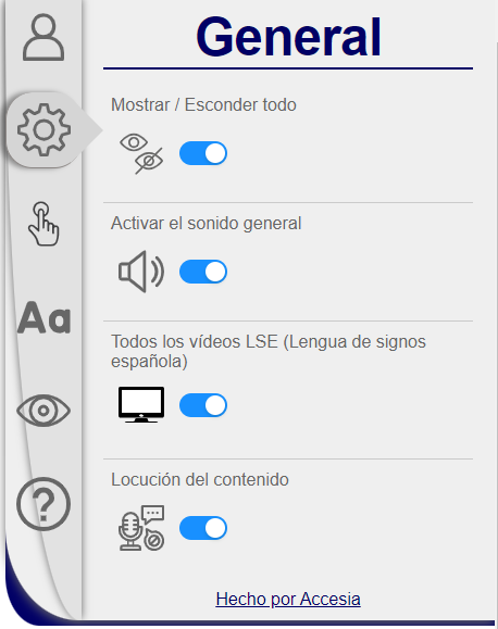 Asistente de Accesibilidad