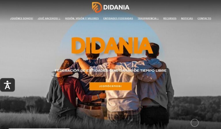 Web de Didania, Federación de entidades cristianas de tiempo libre