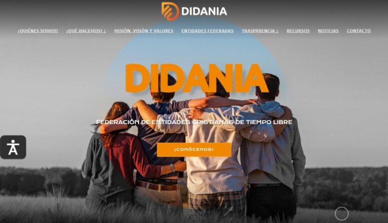 Web de Didania, Federación de entidades cristianas de tiempo libre